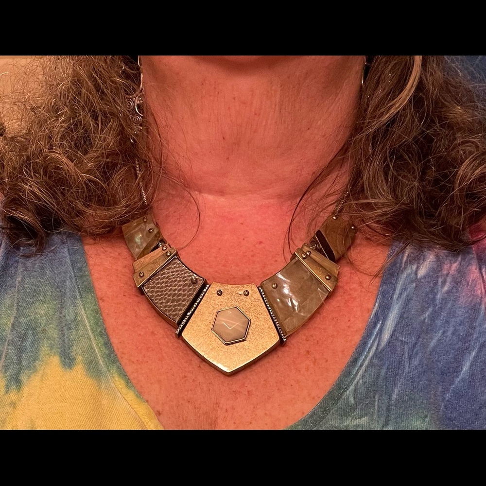 Autograph Boho Brutalist necklace